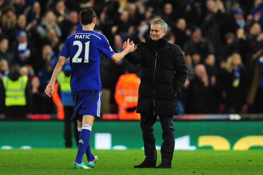 Nemanja Matic & Jose Mourinho