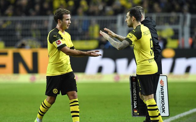 Mario Gotze and Paco Alcacer