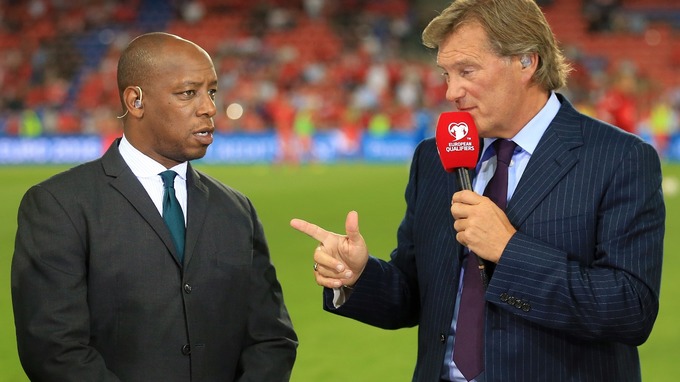 Ian Wright and Glenn Hoddle