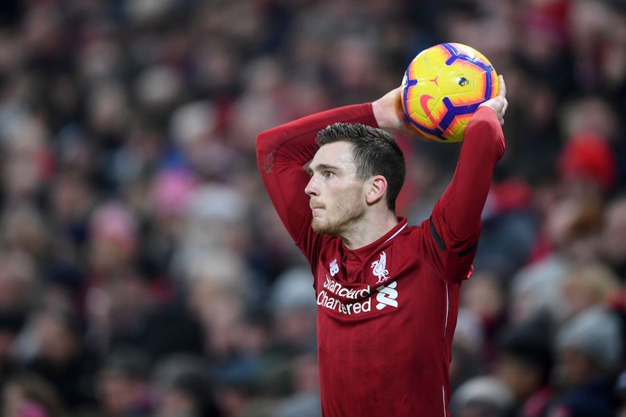 Liverpool throw-in