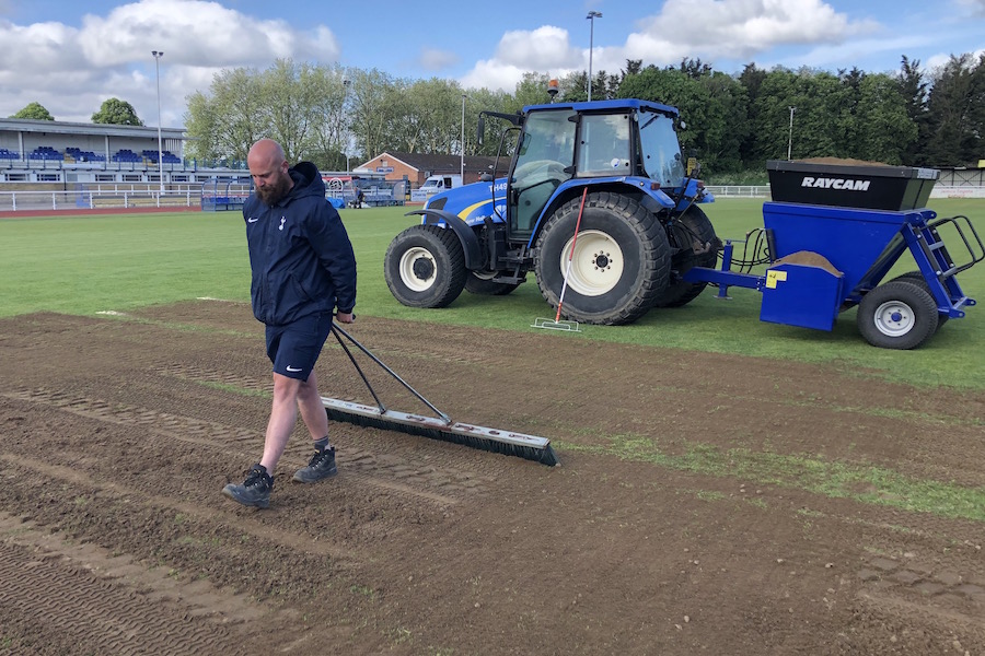 Groundstaff at Enfield Town FC