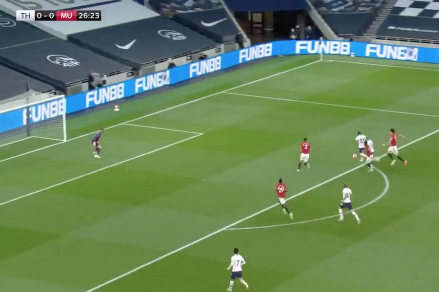 Steven Bergwijn goal vs. Manchester United