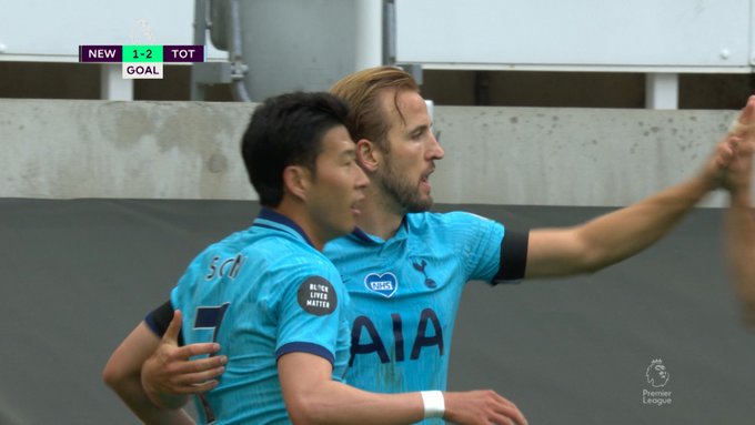 kane goal v newcastle united