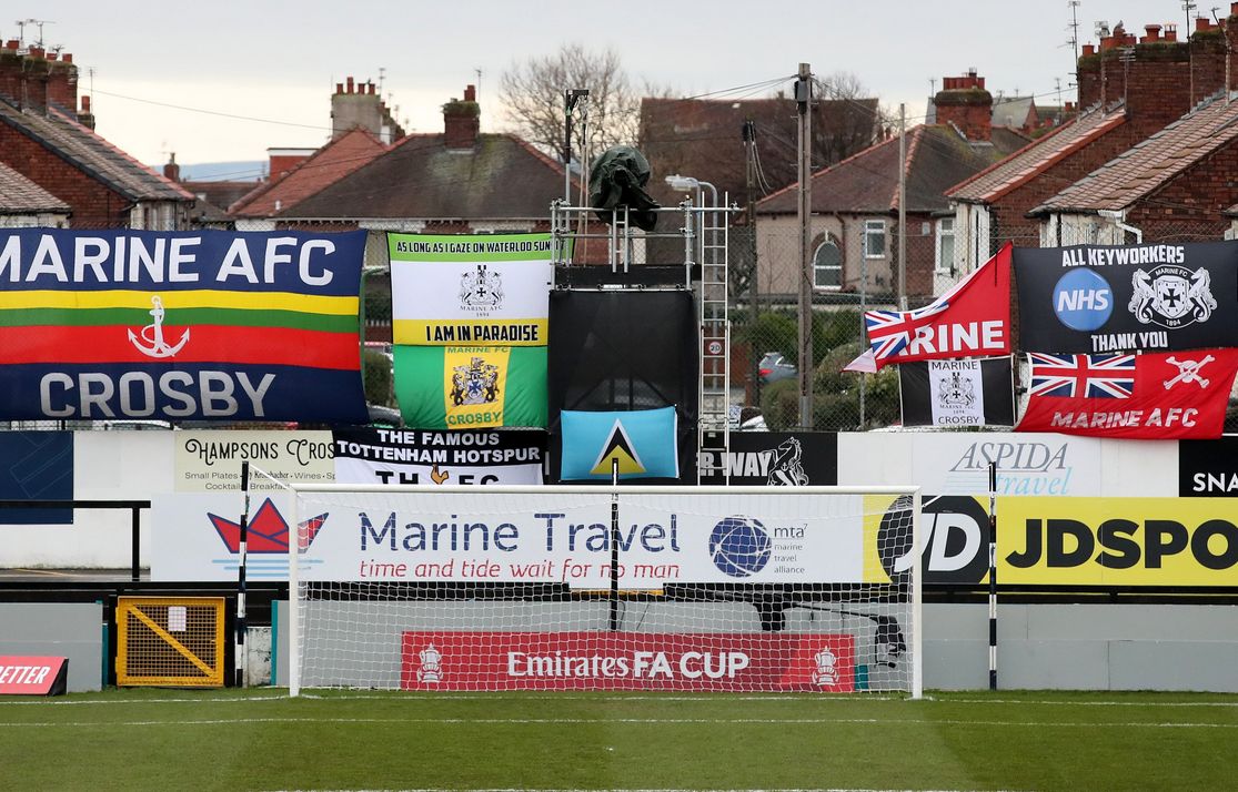 marine v tottenham