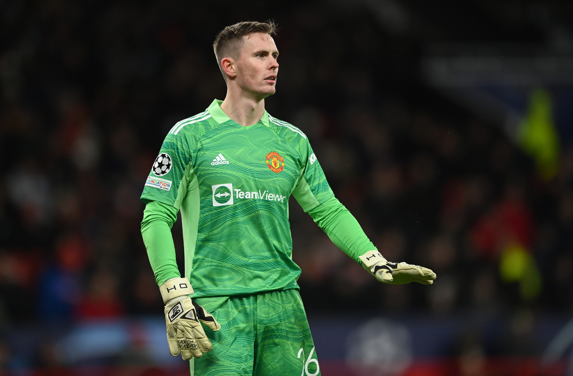 Dean Henderson in action