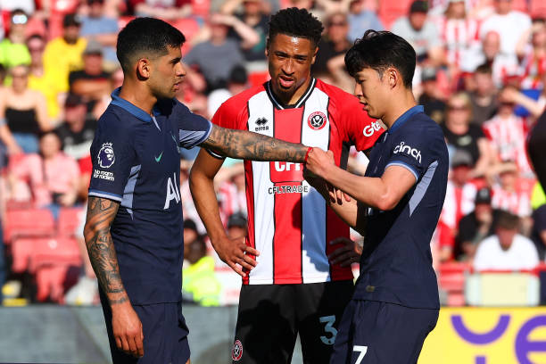 Cristian Romero and Heung-min Son