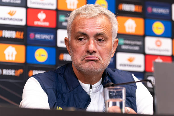 Coach Jose Mourinho of Fenerbahce SK during a press conference