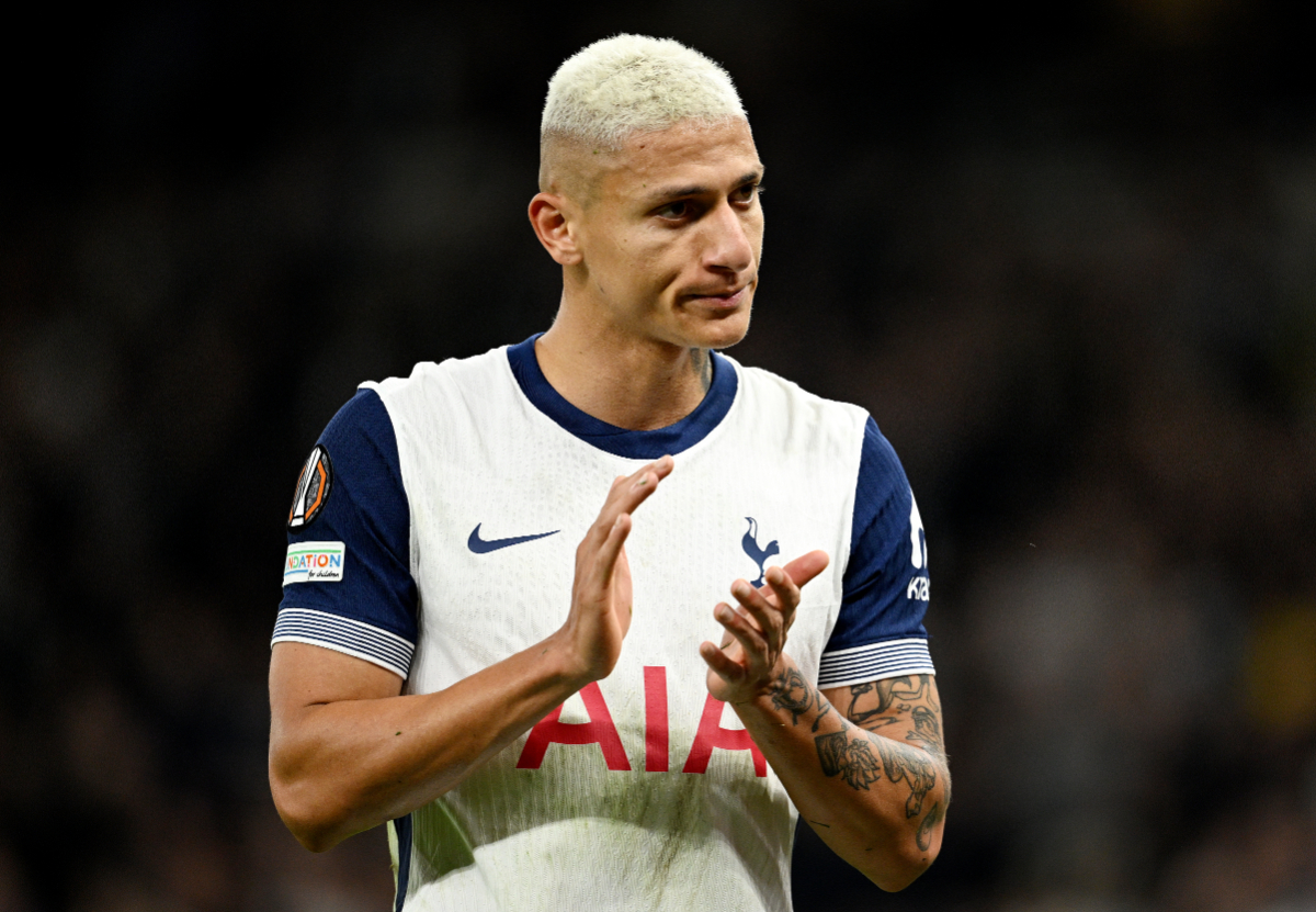 Richarlison in action for Tottenham