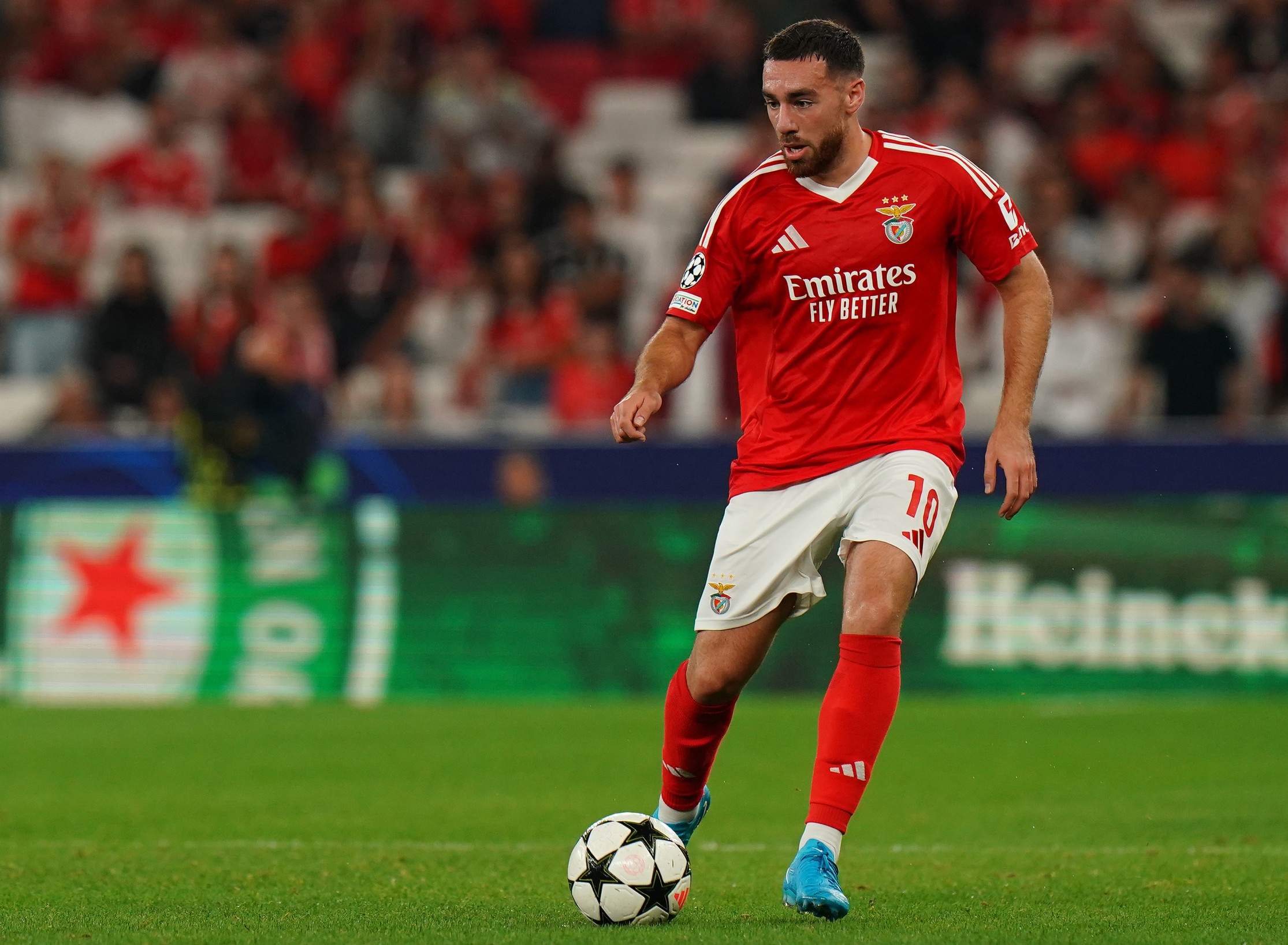 Orkun Kokcu of SL Benfica in action
