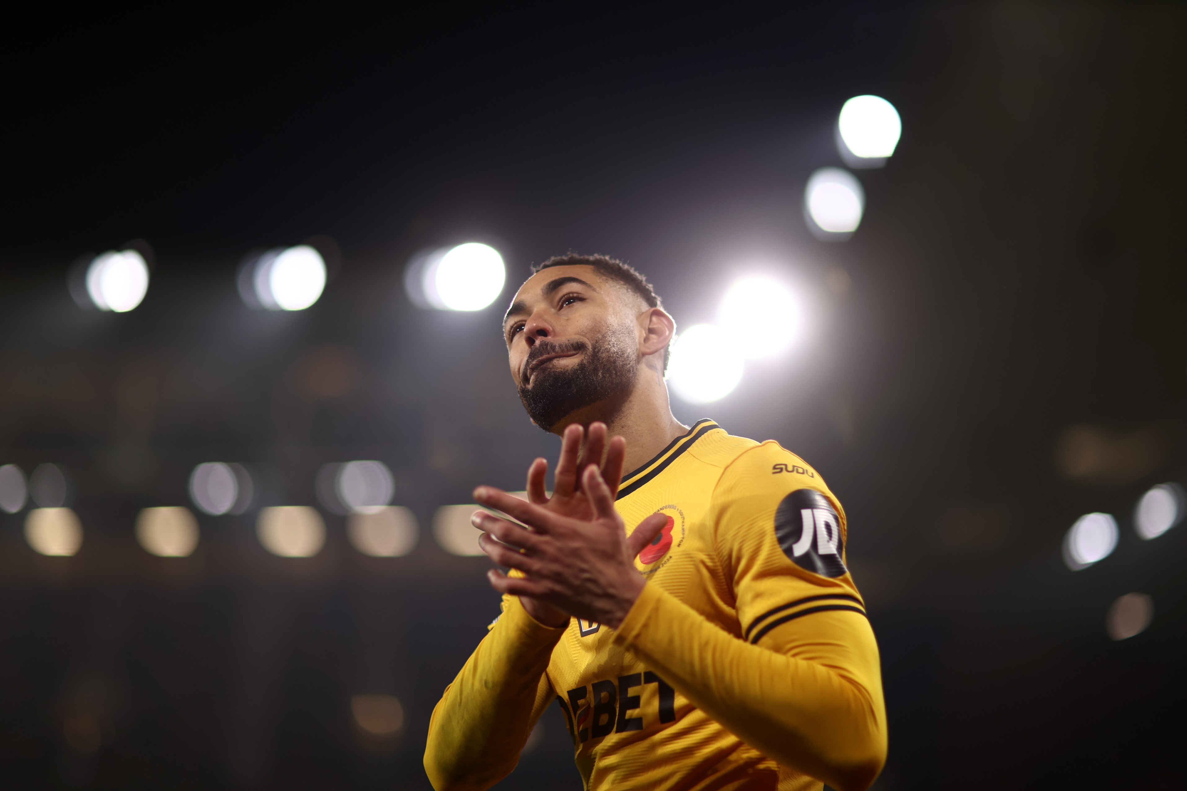 Matheus Cunha applauds Wolves fans