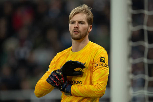 Liverpool goalkeeper Caoimhin Kelleher