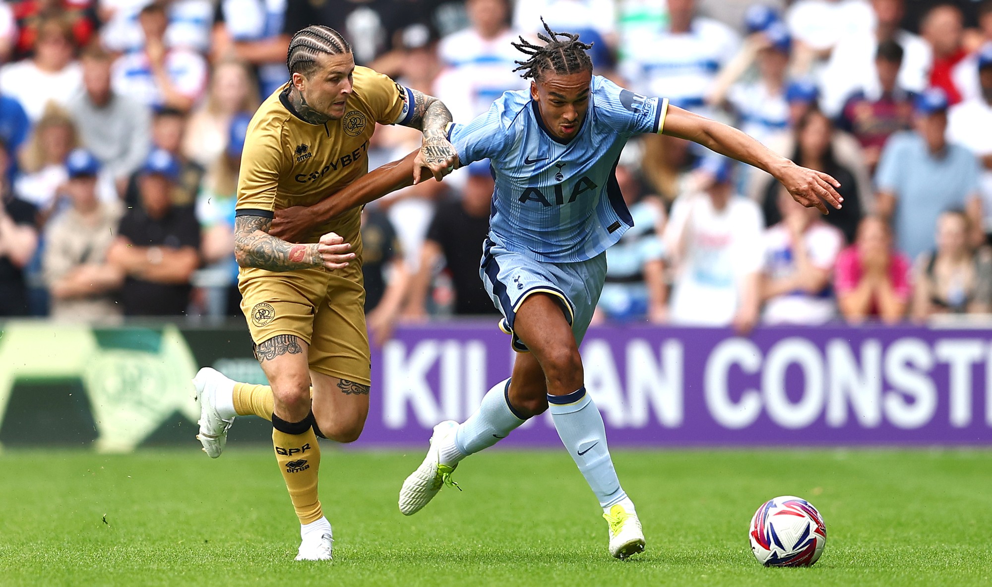 Ashley Phillips in action for Tottenham