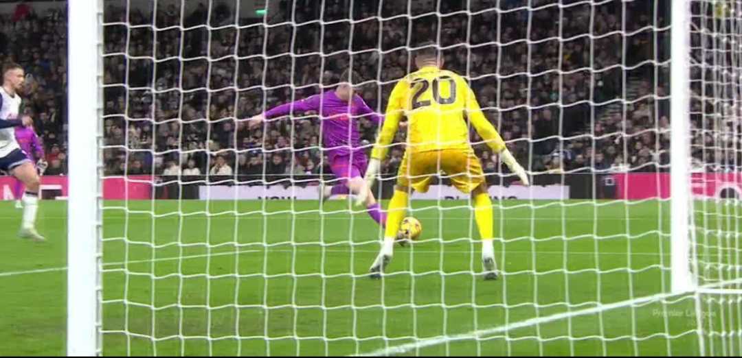 Tottenam conceded late equalise