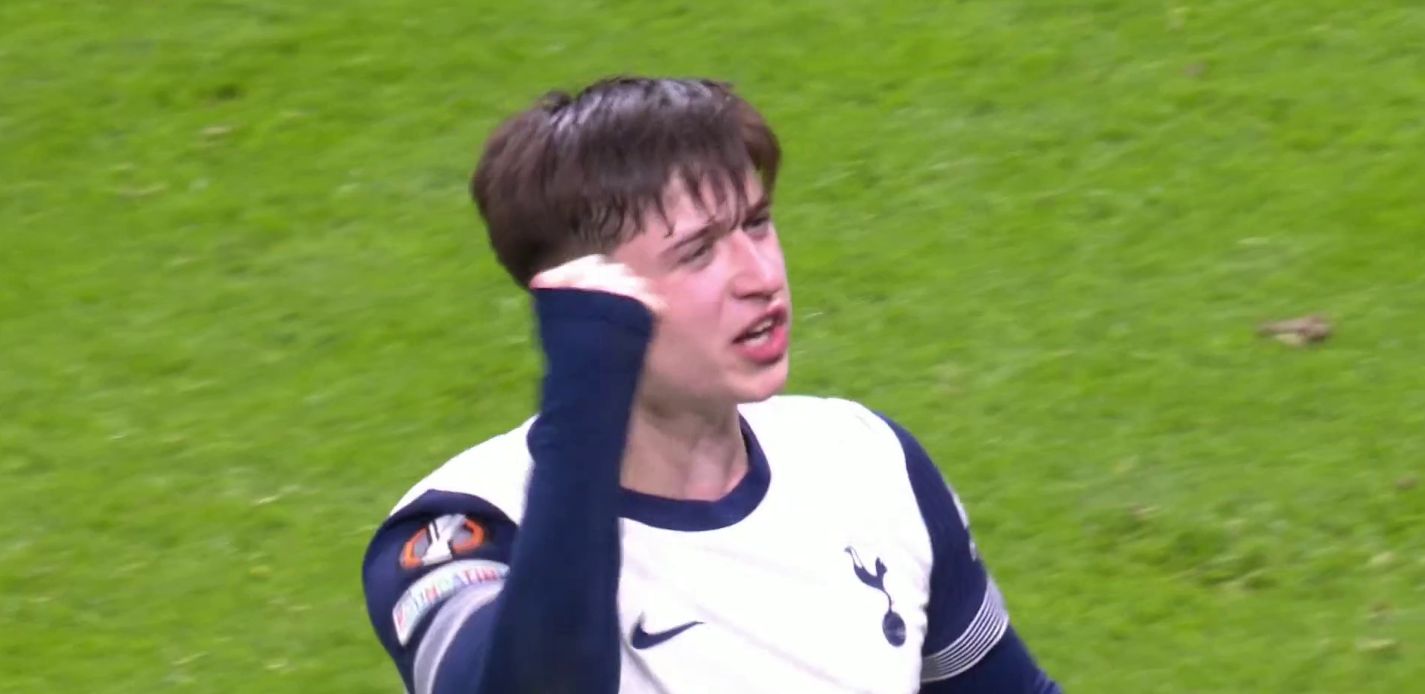 Tottenham star Mikey Moore