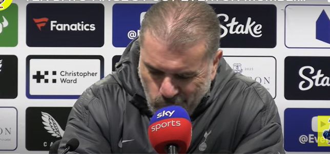Tottenham manager Ange Postecoglou
