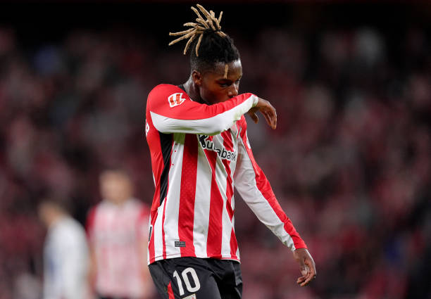 Nico Williams in action for Athletic Bilbao