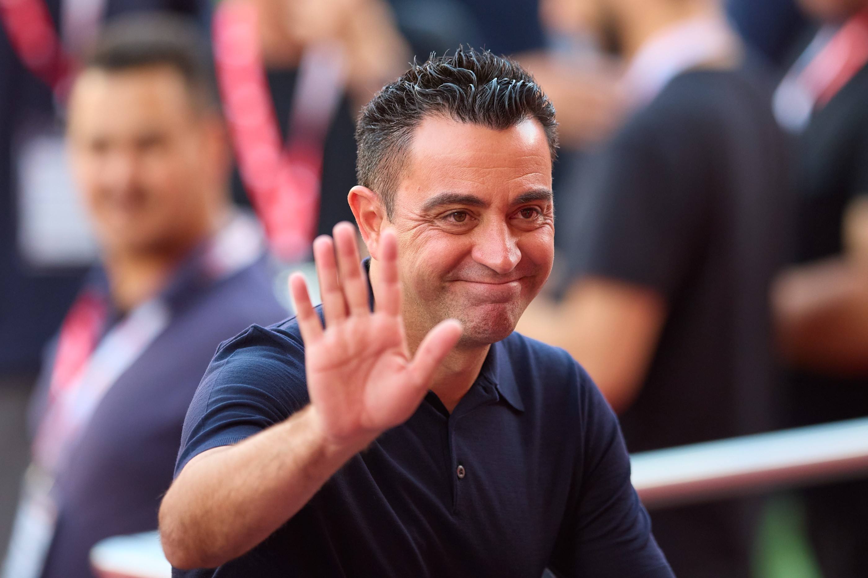 Xavi Hernandez during his time at Barcelona
