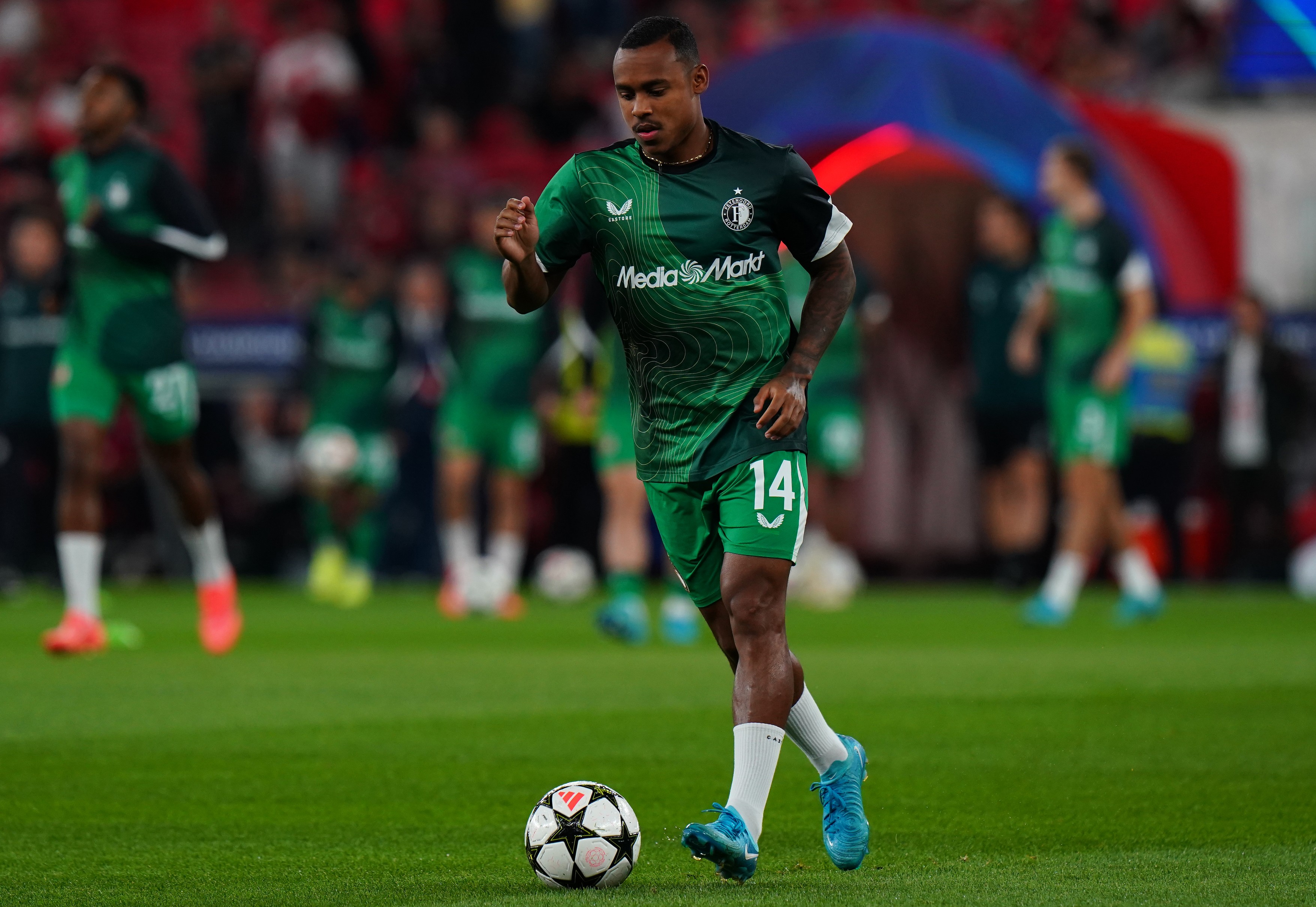 Igor Paixao of Feyenoord in action