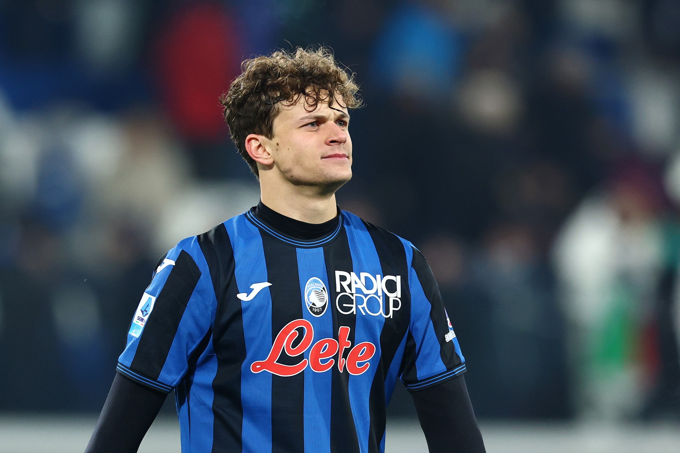 Giorgio Scalvini of Atalanta looks on