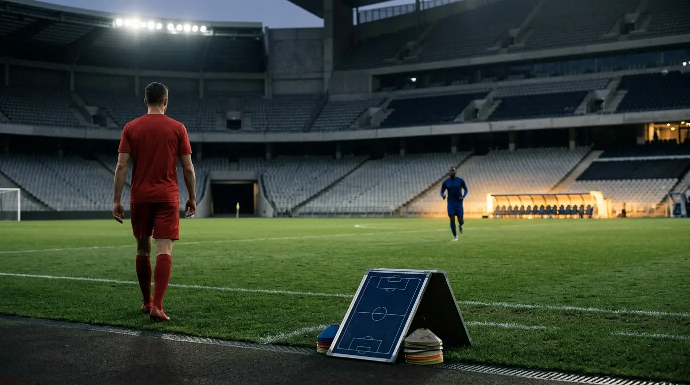 Anonymous footballer walking away as Tottenham reassesses attacking options after missing out on a transfer target